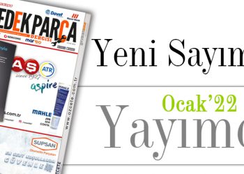 Yedek Parça Dergisi Ocak Sayısı Yayımda