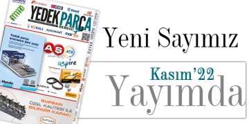 Yedek Parça Dergisi Kasım Sayısı Yayımda