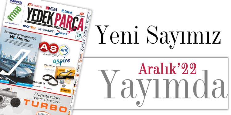 Yedek Parça Dergisi Aralık Sayısı Yayımda